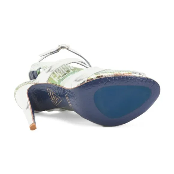 VALENTINA RANGONI Made In Italy Patent Leather Senorita Dress Heels